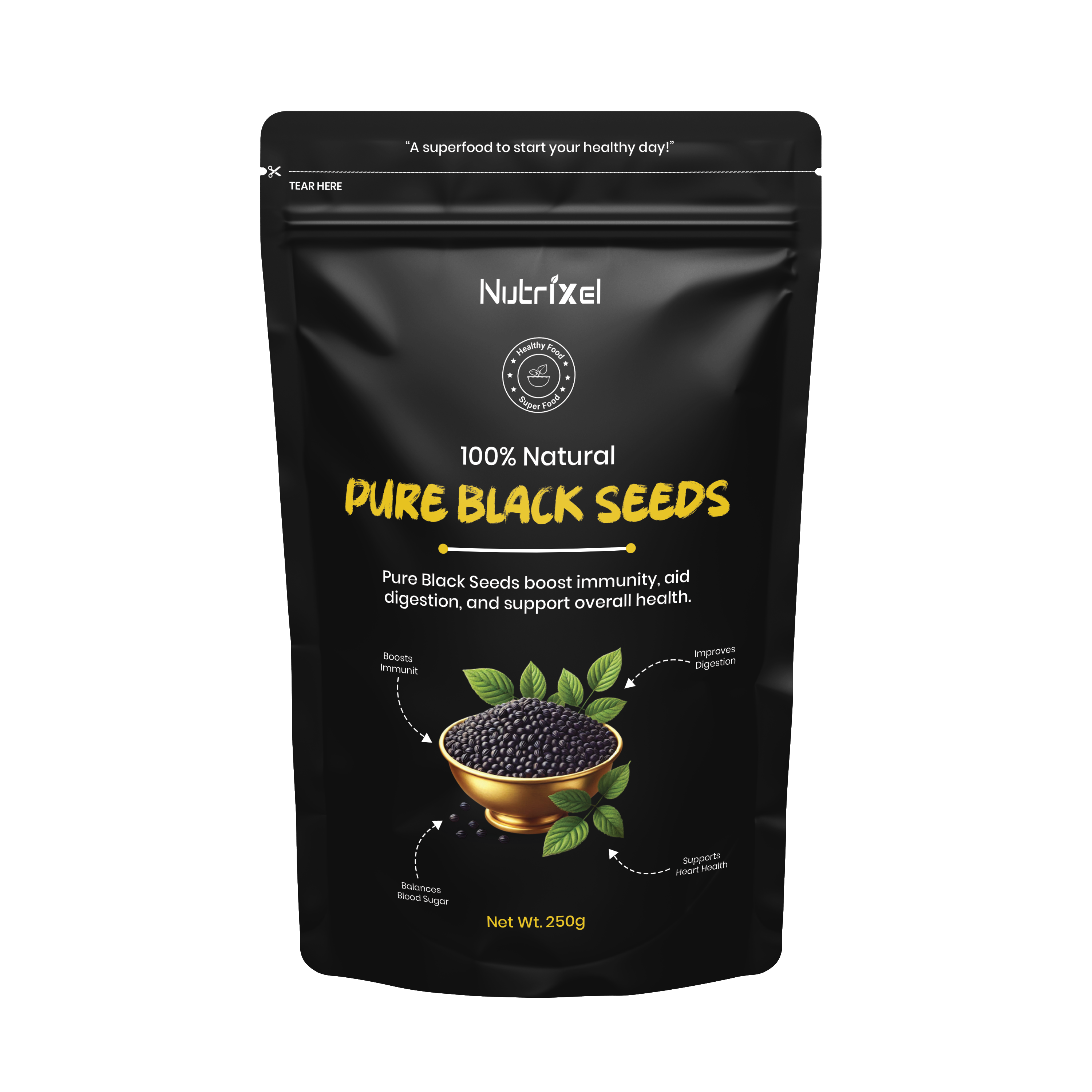 Pure Black Seeds - Presented by Nutixel - Nature Rang