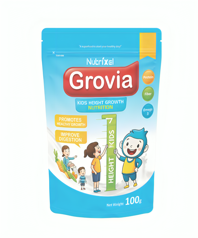 Grovia – Natural Kids Height Growth & Bone Strength Blend-100g